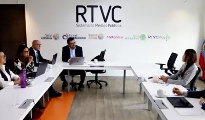 Visita de la Contraloría en RTVC.
