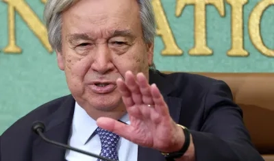 Secretario general de las Naciones Unidas, Antonio Guterres. 