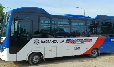 Bus de Embusa que trabajará junto a Transmetro. 