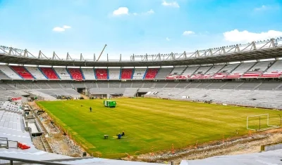 Estado actual de las obras de remodelación y ampliación del estadio Metropolitano.