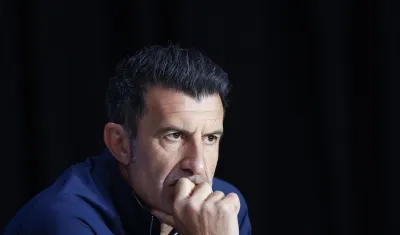 Luis Figo, exfutbolista portugués. 
