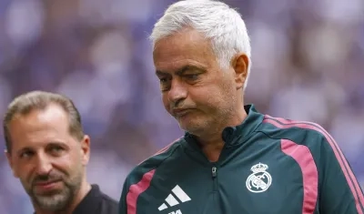José Mourinho, entrenador del Real Madrid.
