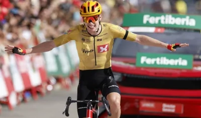 El noruego Andreas Leknessund, ganador de la séptima etapa de la Vuelta a España.