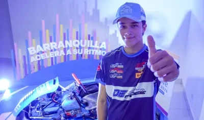 Sebastián 'Tatán' Garzín, piloto huilense. 