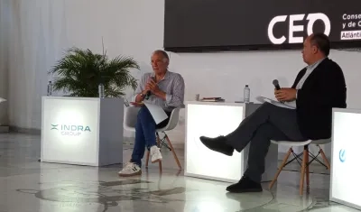 El gobernador del Atlántico, Eduardo Verano, durante su intervención.