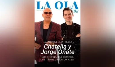 Fausto Chatella y Jorge Oñate en la portada de La Ola Caribe.