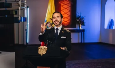 El Presidente de Colombia, Abelardo De La Espriella.