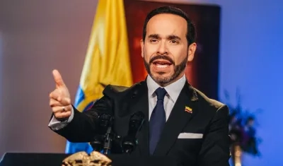 El Presidente de la República, Abelardo De La Espriella.