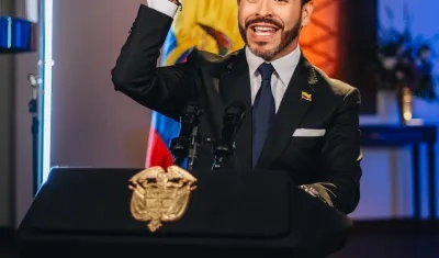 El Presidente Abelardo De La Espriella.