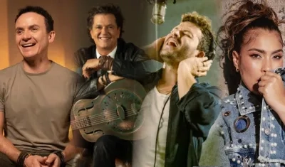 Fonseca, Carlos Vives, Gusi y Karen Lizarazo. 