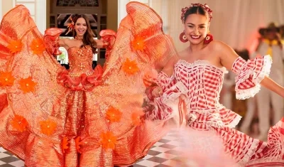 Salwa Maloof Habib, Reina del Carnaval 2027, y María Juliana Olaciregui, Reina del Carnaval de la 44-2027.