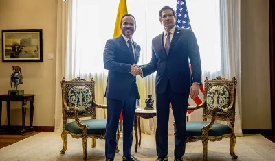 Abelardo De La Espriella y Marco Rubio.