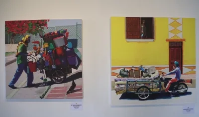 Fotografías que hacen parte de la exposición. 