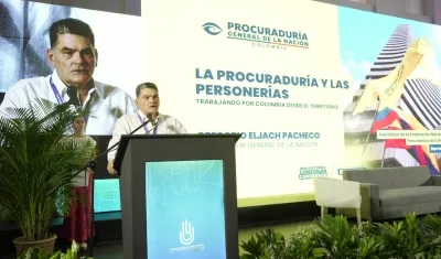 Procurador General de la Nación, Gregorio Eljach. 