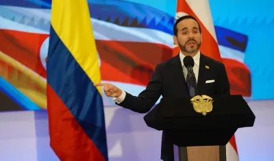 El Presidente Abelardo De La Espriella.