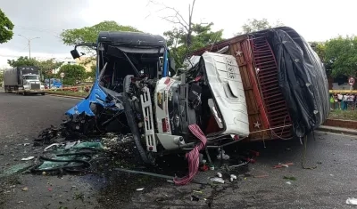 Accidente en Soledad 2000.