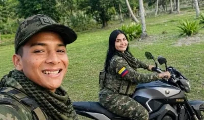 Alias 'Bendito menor' y su pareja, 'La Bebecita'