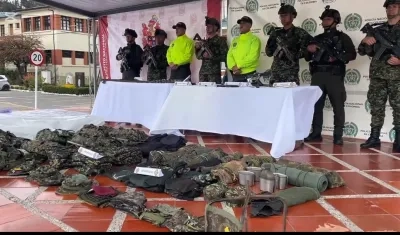 Armamento incautado