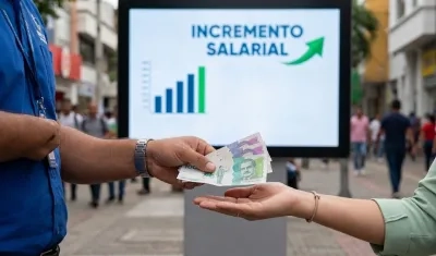 Imagen de referencia de aumento salarial.