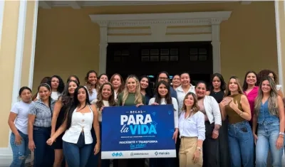 Beneficiarias de la beca en la convocatoria pasada.