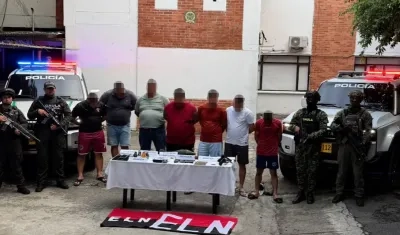 Las capturas fueron realizadas por la Policía y el Ejército. 