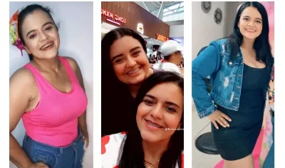 María Paula Aguilar Álvarez, y su mamá Clara Milena Álvarez Díaz.