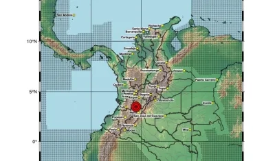 El reporte del Servicio Geológico Colombiano.