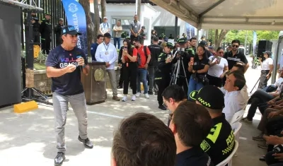El Alcalde de Barranquilla, Alex Char.