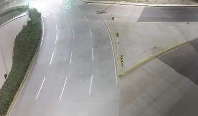 Imagen del accidente.