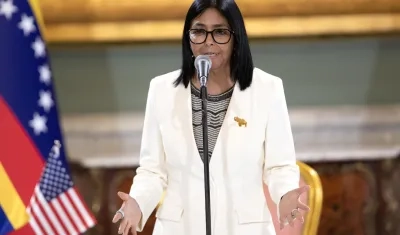 Delcy Rodríguez, presidenta de Venezuela.