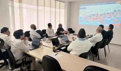 Reunión entre la UNODC y la Capitanía de Puerto de Barranquilla.