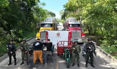 Dos personas fueron capturadas.