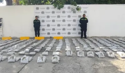 Droga incautada.