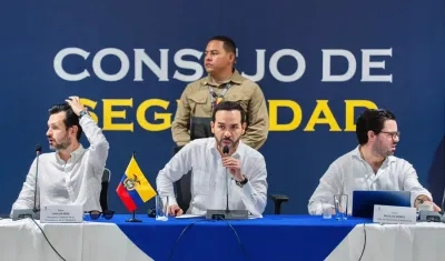 El Presidente Abelardo De La Espriella en el Consejo de Seguridad.