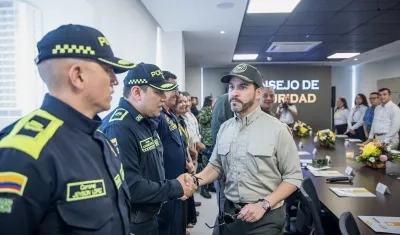 El Presidente Abelardo De La Espriella.
