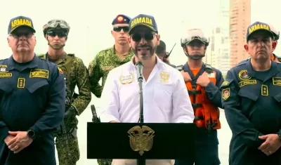 El Presidente Abelardo De La Espriella.