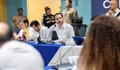 El Presidente Abelardo De La Espriella.