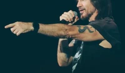 El cantante colombiano Juanes