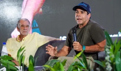 El gobernador Eduardo Verano y el alcalde Alejandro Char.