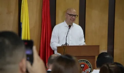 El magistrado Iván Mauricio Lenis, presidente de la Corte Suprema.