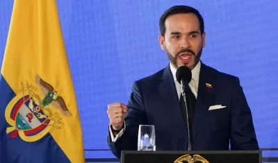 El presidente  Abelardo De La Espriella.