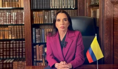La Embajadora de Colombia en Estados Unidos, María Consuelo Araujo.