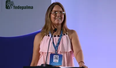 Catalina Convers, presidenta de la Junta Directiva de Cenipalma. 