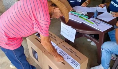 Aspecto de las elecciones de cafeteros en el país. 