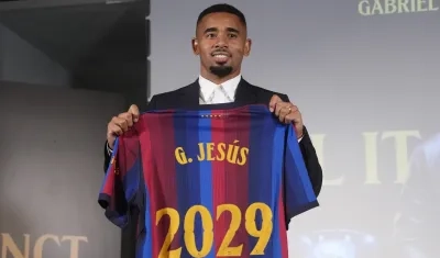 El delantero brasileño Gabriel Jesús.