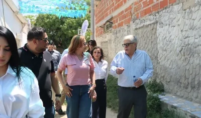 Ministra de Minas y Energía, María Nohemí Arboleda y Ramón Dávila, gerente general de Gases del Caribe.