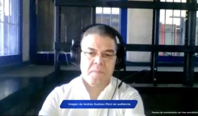 Andrés Gustavo Ricci García. 