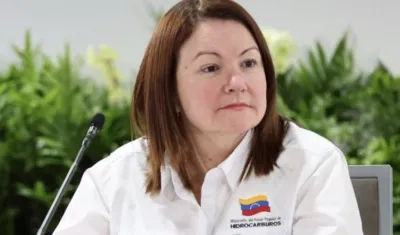 La ministra de Hidrocarburos, Paula Henao.