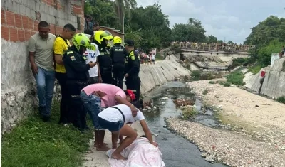 La Policía hizo presencia en el lugar de los hechos. 
