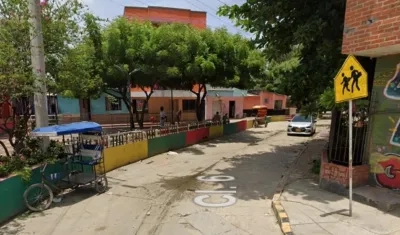 Sector del ‘Rincón Latino’, en el barrio Rebolo.